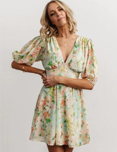 Elchic Floral Breeze Tropical Paradise Mini Dress