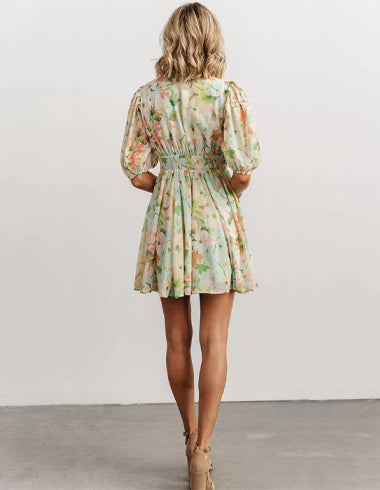 Elchic Floral Breeze Tropical Paradise Mini Dress