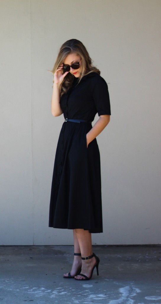 Elchic Classy and Chic Black Cotton Maxi Dress