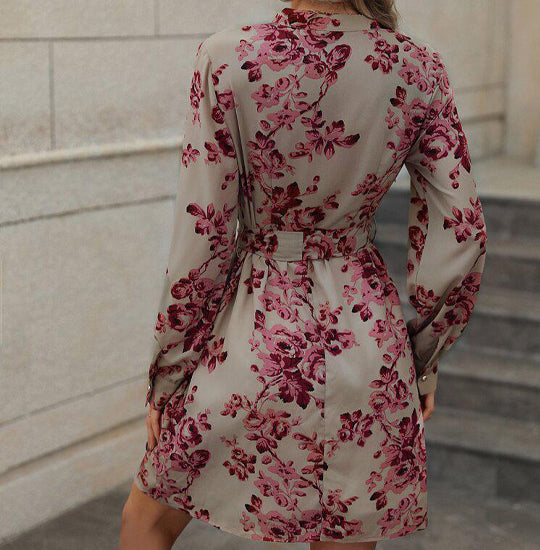 Elchic Floral Printed A-Line Dress