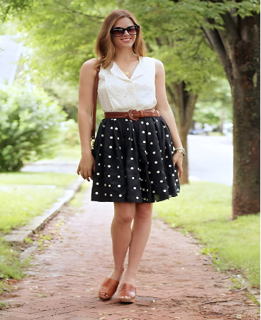 Elchic Polka Dots Skirt & Top Set