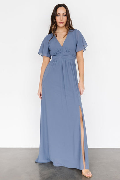 Elchic High Waist Georgette Maxi Dress