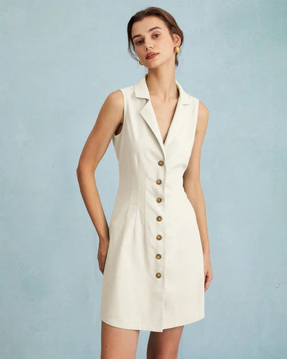 Elchic Summer Chic Button Down Sheath Dress