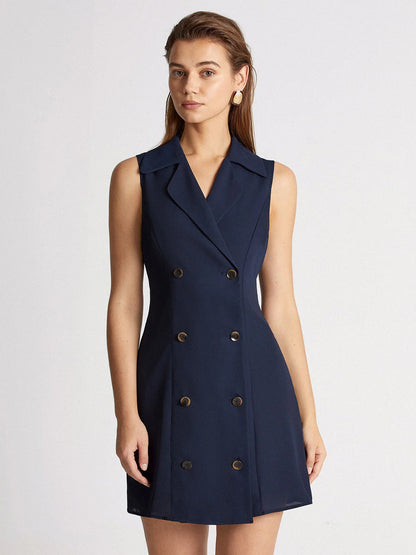 Elchic Sleeveless Blazer Mini Sheath Dress