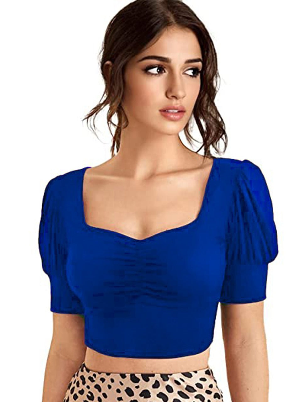 Sweetheart Neck Velvet Top